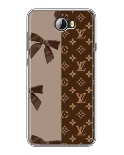Чехол для Huawei Y5II с картинкой «Louis Vuitton — банты»