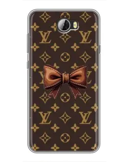 Чехол для Huawei Y5II с картинкой «LV с бантом»