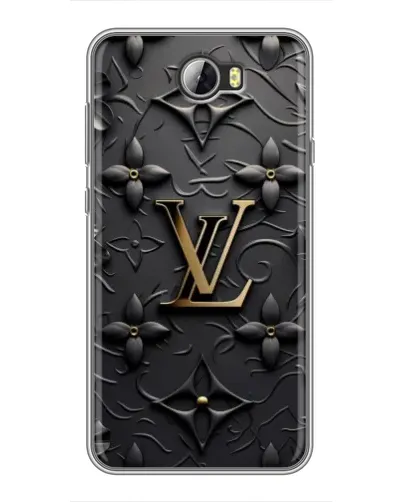 Чехол для Huawei Y5II с картинкой «Кожаная текстура LV»