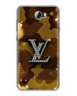 Чехол для Huawei Y5II с картинкой «Камуфляжный Louis Vuitton»