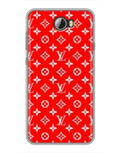 Чехол для Huawei Y5II с картинкой «Яркий паттерн LV»