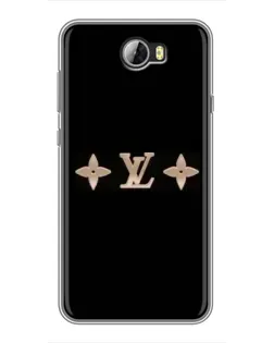 Чехол для Huawei Y5II с картинкой «Louis Vuitton — минимализм»