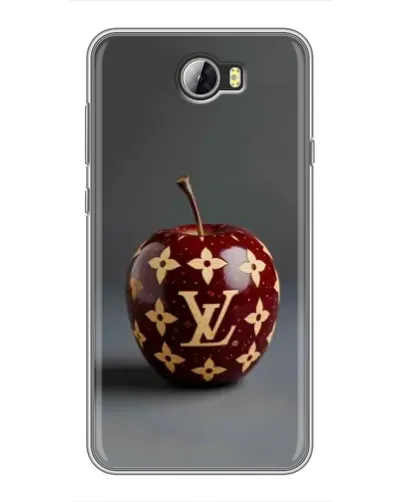 Чехол для Huawei Y5II с картинкой «Красное яблоко LV»