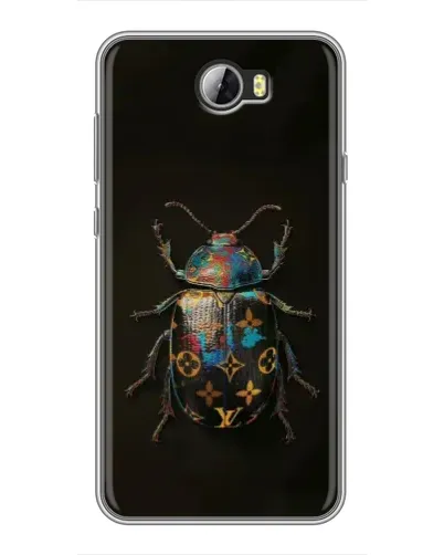 Чехол для Huawei Y5II с картинкой «LV — мраморный принт»