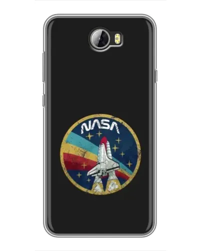 Чехол для Huawei Y5II с картинкой «NASA — эмблема миссии»