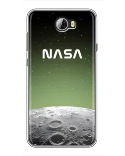 Чехол для Huawei Y5II с картинкой «NASA — лунный градиент»