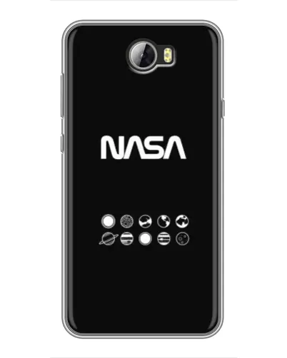 Чехол для Huawei Y5II с картинкой «NASA — технический принт»