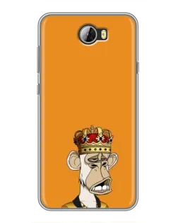 Чохол для Huawei Y5II з картинкою «Золота мавпа Bored Ape»