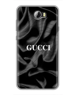 Чохол для Huawei Y5II з картинкою «Gucci — шовкові хвилі»