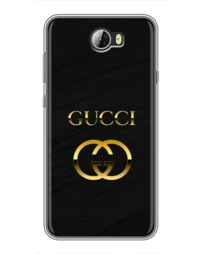 Чехол для Huawei Y5II с картинкой «Золотой логотип Gucci» Чехол для Huawei Y5II с картинкой «Золотой логотип Gucci»