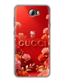 Чехол для Huawei Y5II с картинкой «Gucci — золотой сад»
