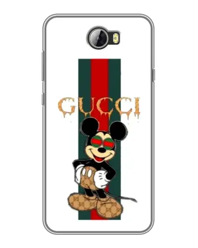 Чехол для Huawei Y5II с картинкой «Микки Маус Gucci — полосы» Чехол для Huawei Y5II с картинкой «Микки Маус Gucci — полосы»