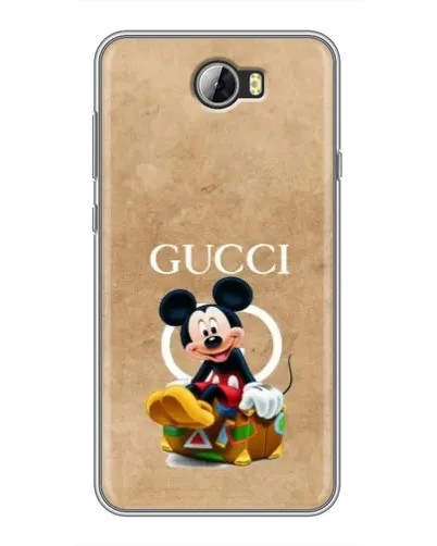 Чехол для Huawei Y5II с картинкой «Микки Маус Gucci — крафт» Чехол для Huawei Y5II с картинкой «Микки Маус Gucci — крафт»