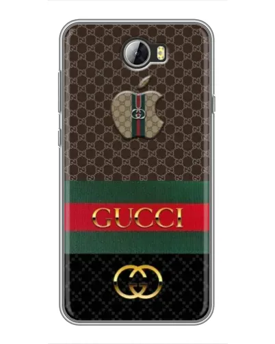 Чехол для Huawei Y5II с картинкой «Gucci — брендированный десерт» Чехол для Huawei Y5II с картинкой «Gucci — брендированный десерт»