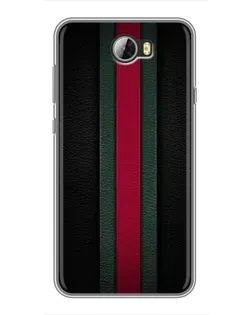 Чехол для Huawei Y5II с картинкой «Gucci — неоновая линия»