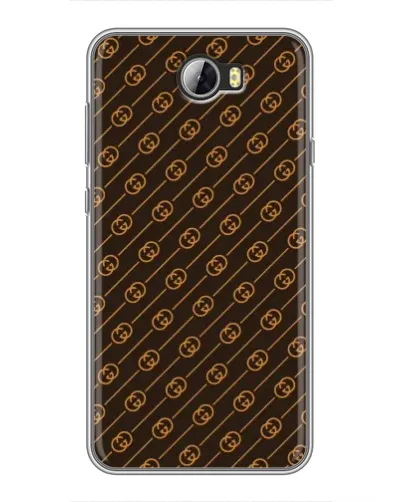 Чехол для Huawei Y5II с картинкой «Gucci — золотые диагонали» Чехол для Huawei Y5II с картинкой «Gucci — золотые диагонали»