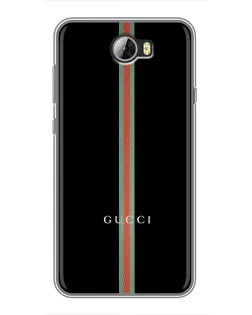 Чохол для Huawei Y5II з картинкою «Gucci — строга лінія» Чохол для Huawei Y5II з картинкою «Gucci — строга лінія»