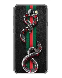 Чохол для Huawei Y5II з картинкою «Gucci — змія на смузі» Чохол для Huawei Y5II з картинкою «Gucci — змія на смузі»