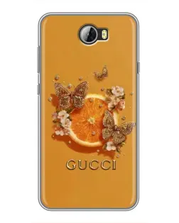 Чохол для Huawei Y5II з картинкою «Gucci — золоті метелики» Чохол для Huawei Y5II з картинкою «Gucci — золоті метелики»
