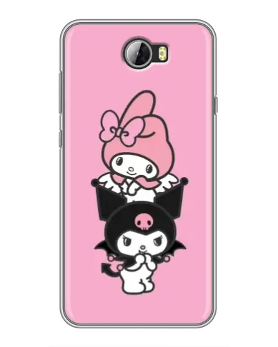 Чехол для Huawei Y5II с картинкой «My Melody и Kuromi»