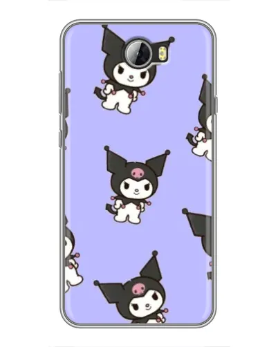 Чехол для Huawei Y5II с картинкой «Паттерн с Kuromi»