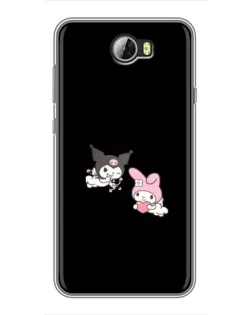 Чехол для Huawei Y5II с картинкой «My Melody и Kuromi»