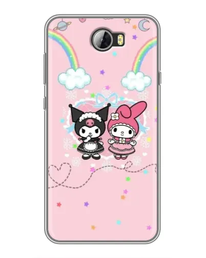 Чехол для Huawei Y5II с картинкой «My Melody и Kuromi»