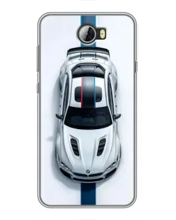 Чехол для Huawei Y5II с картинкой «Вид сверху — BMW M»