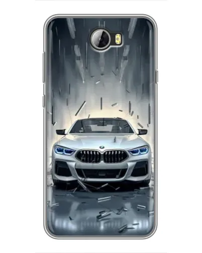 Чехол для Huawei Y5II с картинкой «BMW в свете фар»