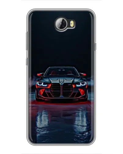 Чехол для Huawei Y5II с картинкой «BMW на мокрой дороге»