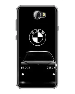 Чехол для Huawei Y5II с картинкой «BMW — взгляд из темноты»