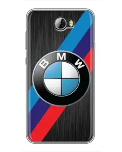 Чехол для Huawei Y5II с картинкой «BMW M-stripes стиль»