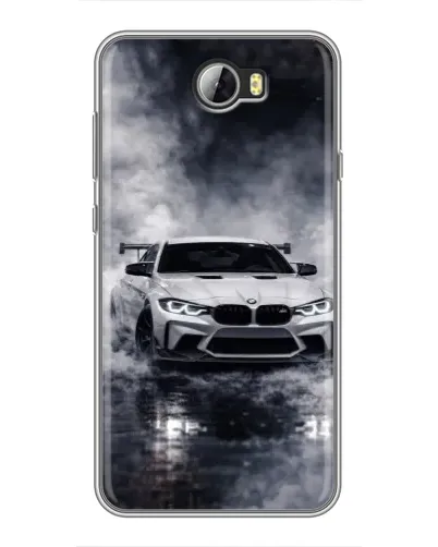 Чехол для Huawei Y5II с картинкой «BMW сквозь туман»