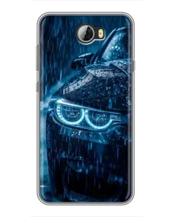 Чехол для Huawei Y5II с картинкой «BMW под дождем»