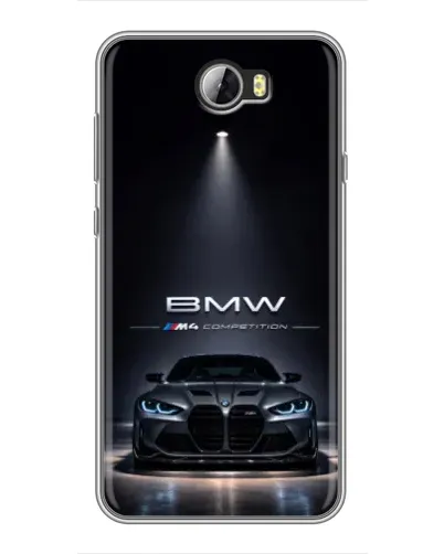 Чехол для Huawei Y5II с картинкой «BMW сквозь ночной город» Чехол для Huawei Y5II с картинкой «BMW сквозь ночной город»