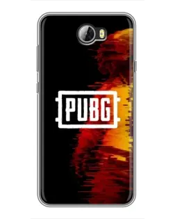 Чохол для Huawei Y5II з картинкою «Яскравий логотип PUBG»