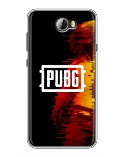 Чехол для Huawei Y5II с картинкой «Яркий логотип PUBG»