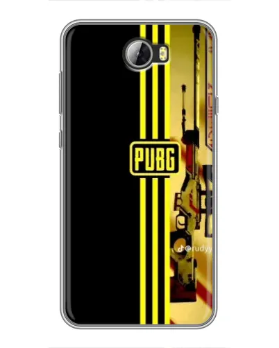 Чехол для Huawei Y5II с картинкой «PUBG — камуфляжный шлем»