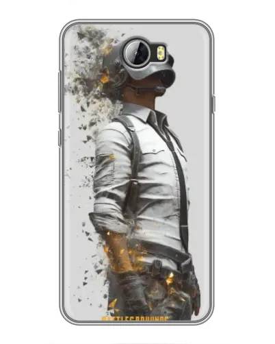 Чехол для Huawei Y5II с картинкой «PUBG — боец в пыли»