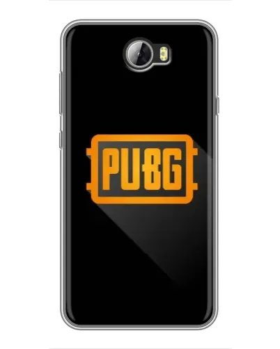 Чехол для Huawei Y5II с картинкой «PUBG — рамка лого»