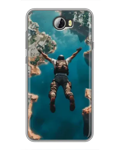 Чехол для Huawei Y5II с картинкой «PUBG — свободное падение»