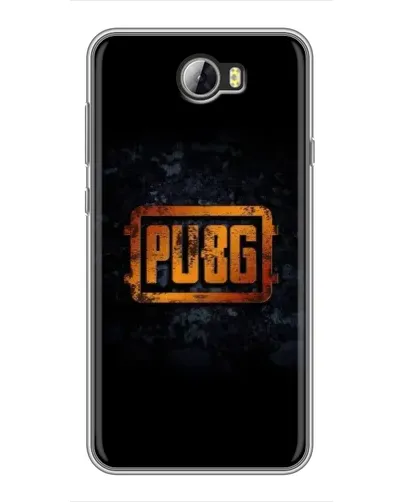 Чехол для Huawei Y5II с картинкой «PUBG — золотой логотип»