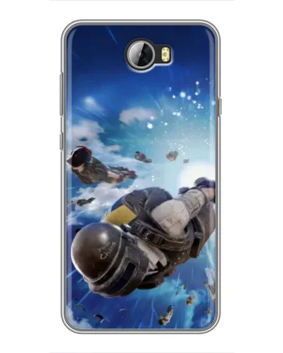 Чехол для Huawei Y5II с картинкой «Десант PUBG — прыжок»