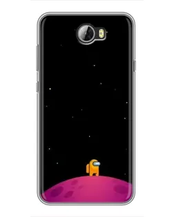 Чохол для Huawei Y5II з картинкою «Самотній герой на планеті»