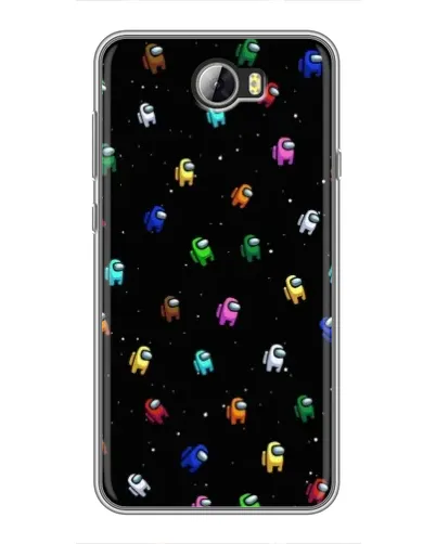 Чехол для Huawei Y5II с картинкой «Экипаж Among Us»
