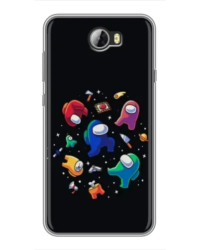 Чехол для Huawei Y5II с картинкой «Among Us космос»