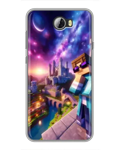 Чехол для Huawei Y5II с картинкой «Стив и космос»