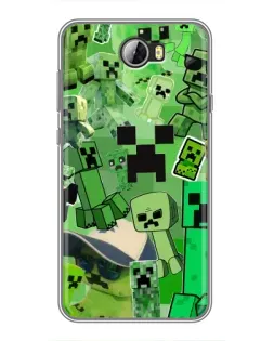 Чохол для Huawei Y5II з картинкою «Кріпери Minecraft»