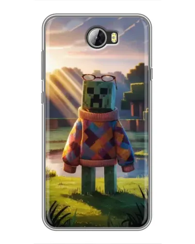 Чехол для Huawei Y5II с картинкой «Крипер в свитере»