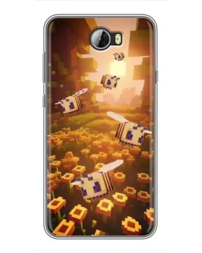 Чехол для Huawei Y5II с картинкой «Поле подсолнухов»